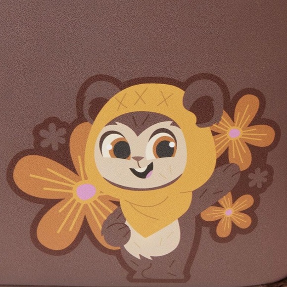 Loungefly Star Wars Plush Wicket Mini Backpack 🆕 - Picture 8 of 9